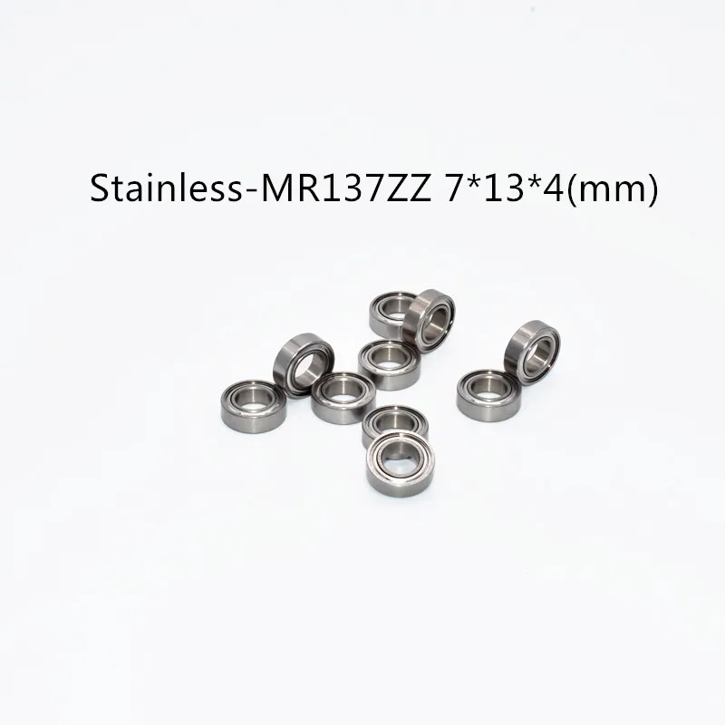 

SMR137ZZ Bearing 7*13*4 mm ( 10PCS ) ABEC-5 Stainless Steel Ball Bearings metal sealed SMR137Z SMR137 Z ZZ