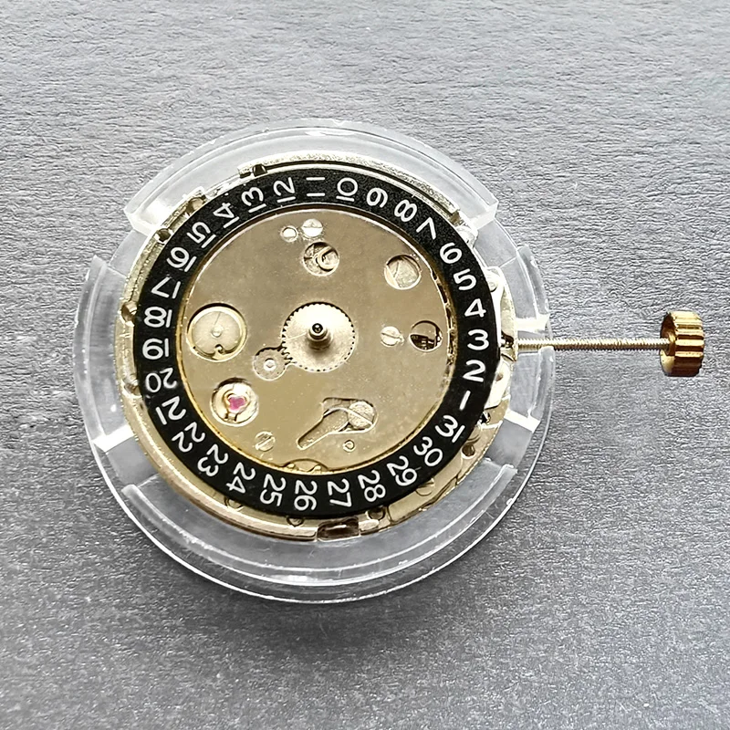 2813 Watch Movement Automatic Mechanical Movement with Black Single Calendar For 2813 8215 Watch 3 Hands Movement Repair parts