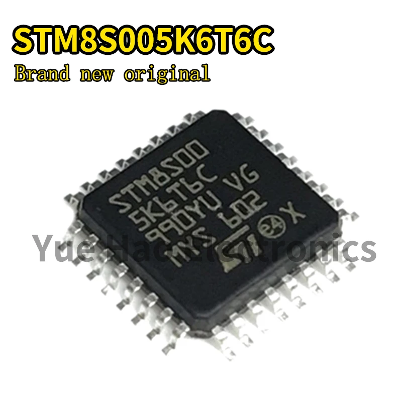 5pcs STM8S005K6T6C STM STM8 STM8S STM8S005 STM8S005K STM8S005K6 STM8S005K6T6 IC MCU 8BIT 32KB FLASH LQFP-32