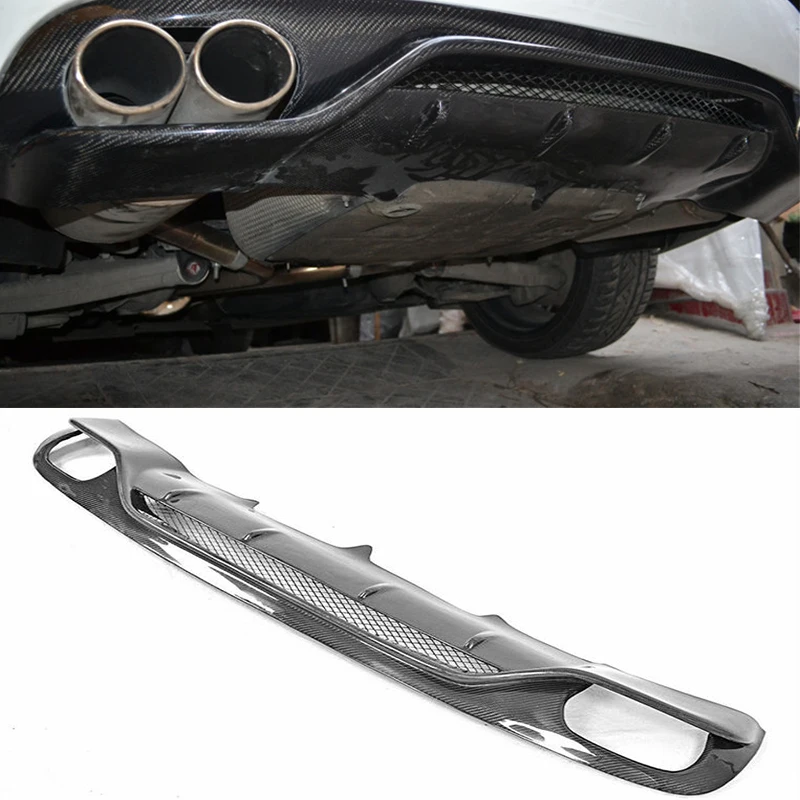 

For Audi A4 B8.5 Standard Bumper Carbon Fiber Rear Body Kit Bumper Diffuser 2013-2016 ABT Style