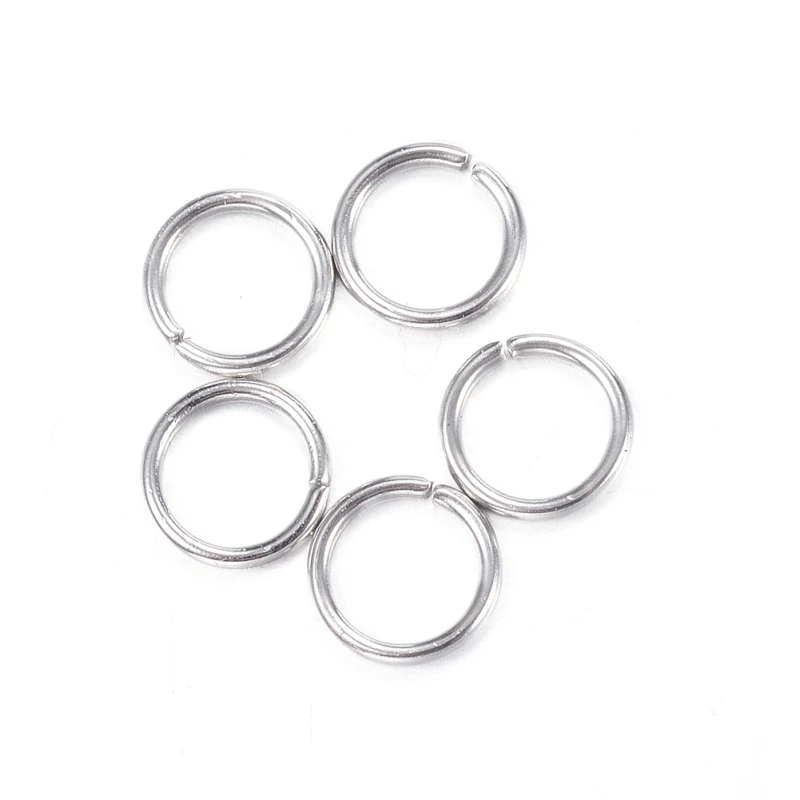 

1000pcs 3mm 4mm 6mm 7mm 8mm Stainless Steel Jump Rings Close but Unsoldered Jump Rings DIY Jewelry Parts