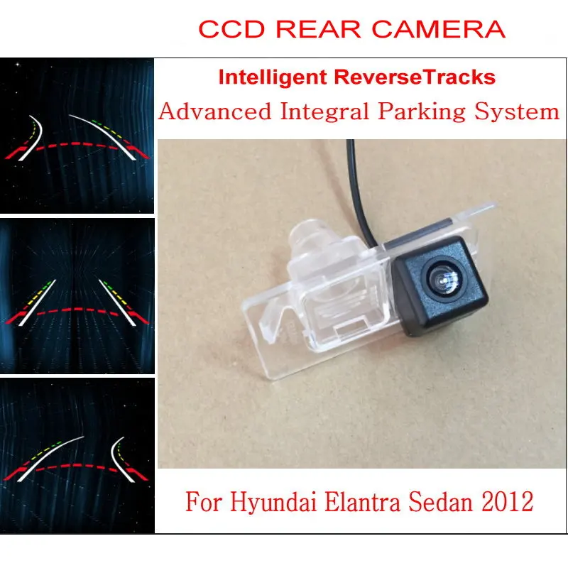 

Car Intelligent Parking Tracks Camera FOR Hyundai Elantra Sedan 2012 / HD Night Vision Back up Reverse Camera / Rear View Camera