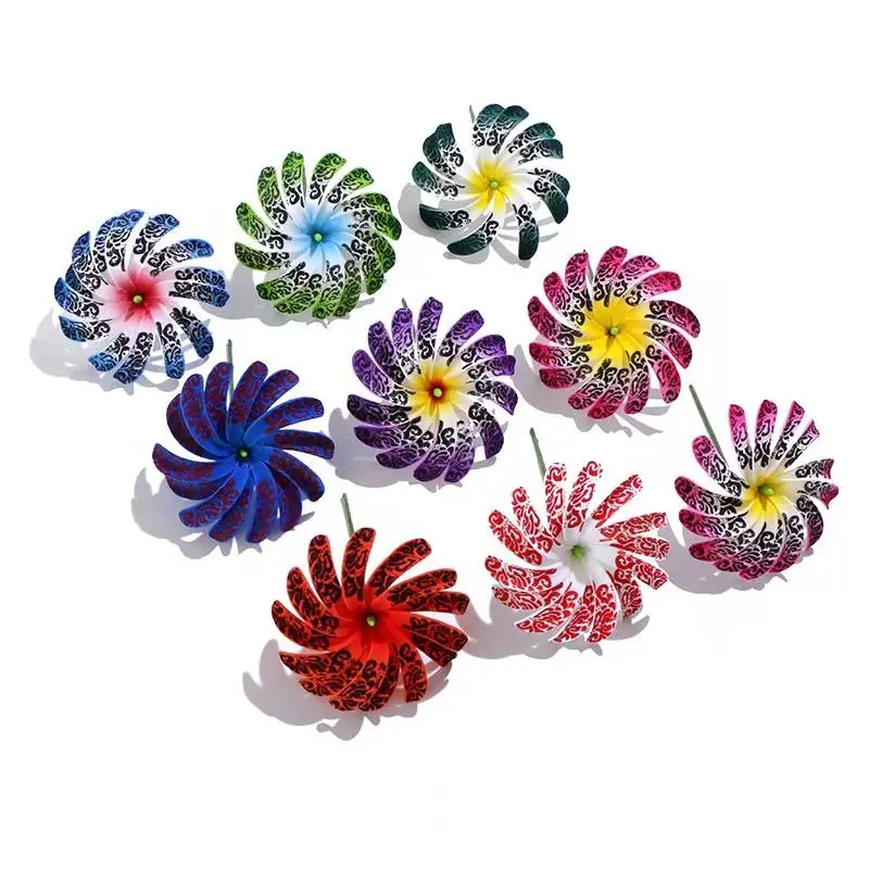 

MIXED COLOR Free Shipping 80pcs/lot F1177 9color Double Foam Tiare Hair Pick Women Accessories Hawaii Tropical Flower Wholesale