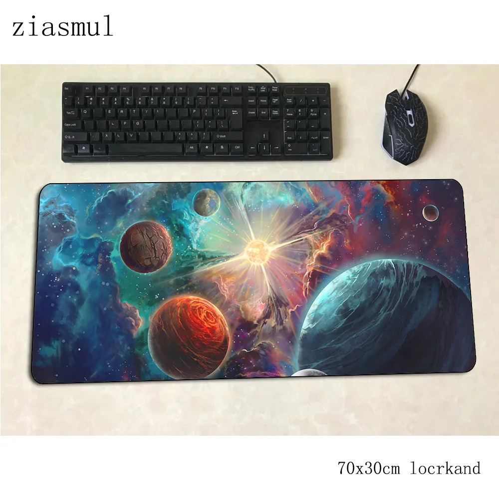 Space Sci Fi mats 700x400x3mm Universe gaming mouse pad big keyboard mousepad Starry Sky notebook gamer accessories padmouse mat