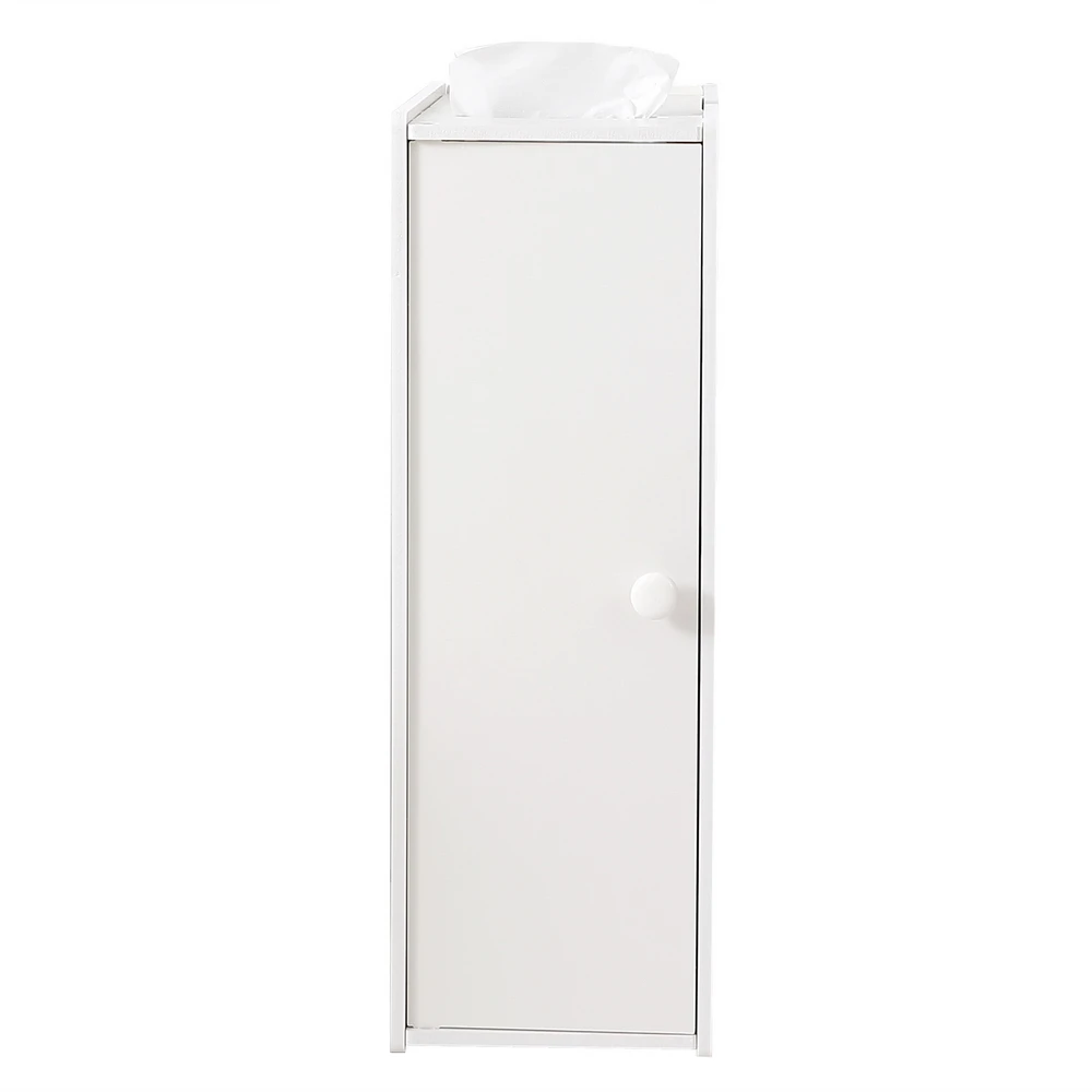 PVC Furniture Narrow Bathroom Toilet Cabinet 【20*40*65cm】 Bathroom Cabinet Corner Shelf Sundries Home Furniture Storage Racks