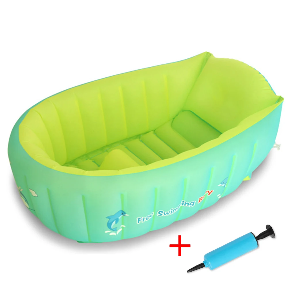 

2021 New Baby Iatable Bathtub Portable Infant Toddler Bathing Tub Nonslip Travel Bathtub Kids Shower Basin For Toddlers