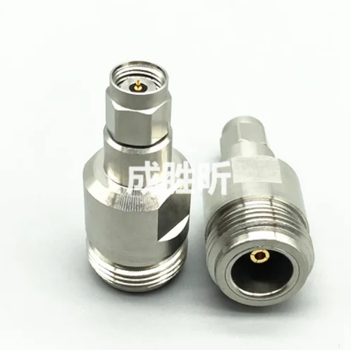 N Female to 2.4mm Male Stainless Steel High Frequency test Adapter Connector DC-18G