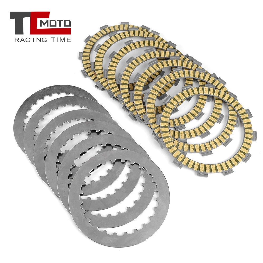 

Motorcycle Clutch Friction Disc Plate Kit For Honda CR125R CR 125R 1986-1999 22201-KS6-700 22321-KA3-710