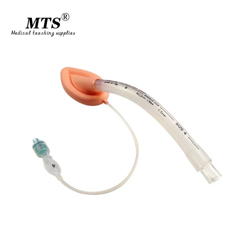 MTS Dùng Một Lần Silicone Y Tế Hầu Thanh Quản Mặt Nạ Đường Thở Ống Cho Trẻ Em Người Lớn Kích Thước 1.0 \ \ 1.5 \ \ 2.0 \ \ 2.5 \ 3.0 \ \ 4.0 \ \ 5.0