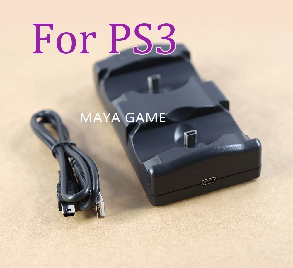 

10pcs 2 in 1 Charging Dock Dual Charger Dock for PS3 Move Controller