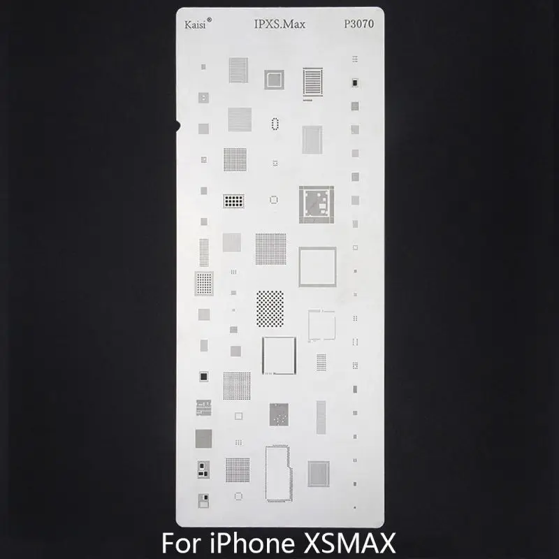Kit di Stencil Reballing BGA Chip IC in acciaio inossidabile 1PC Set modello di saldatura per iPhone XS MAX/XR/XS/X/8 Plus/8/7 Plus/7/6S Plus/6