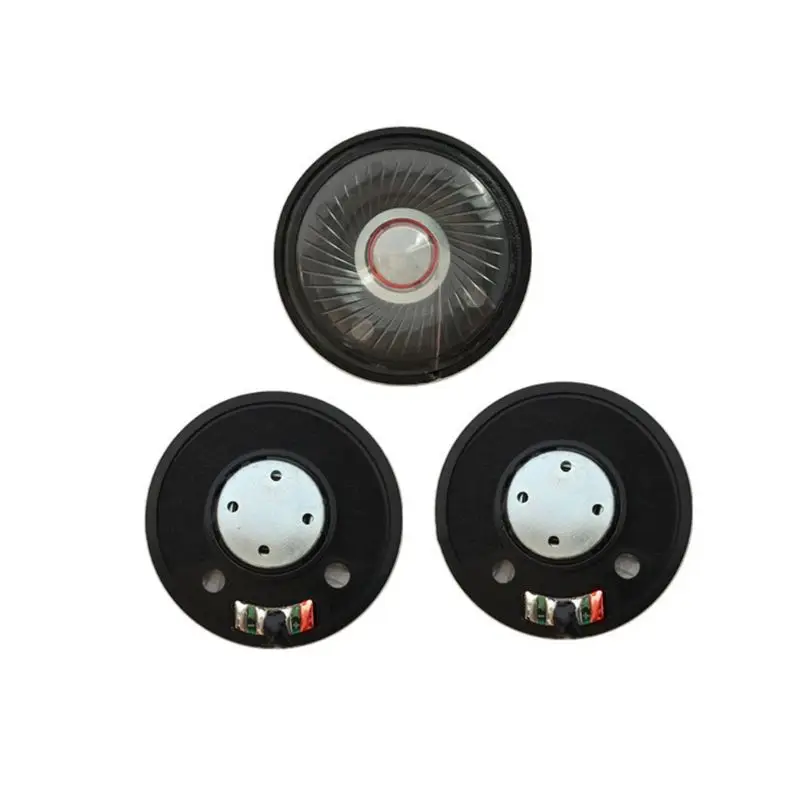 2PCS 50mm Kopfhörer Lautsprecher Headset Fahrer 32Ohm 112db HIFI Lautsprecher Reparatur Teile