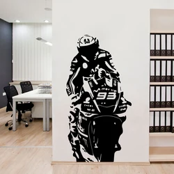 Large Size Motorcycle 93 Vinyl Wall Sticker Modern Stickers For Living Room Decoration Wall Decal Bedroom Decor