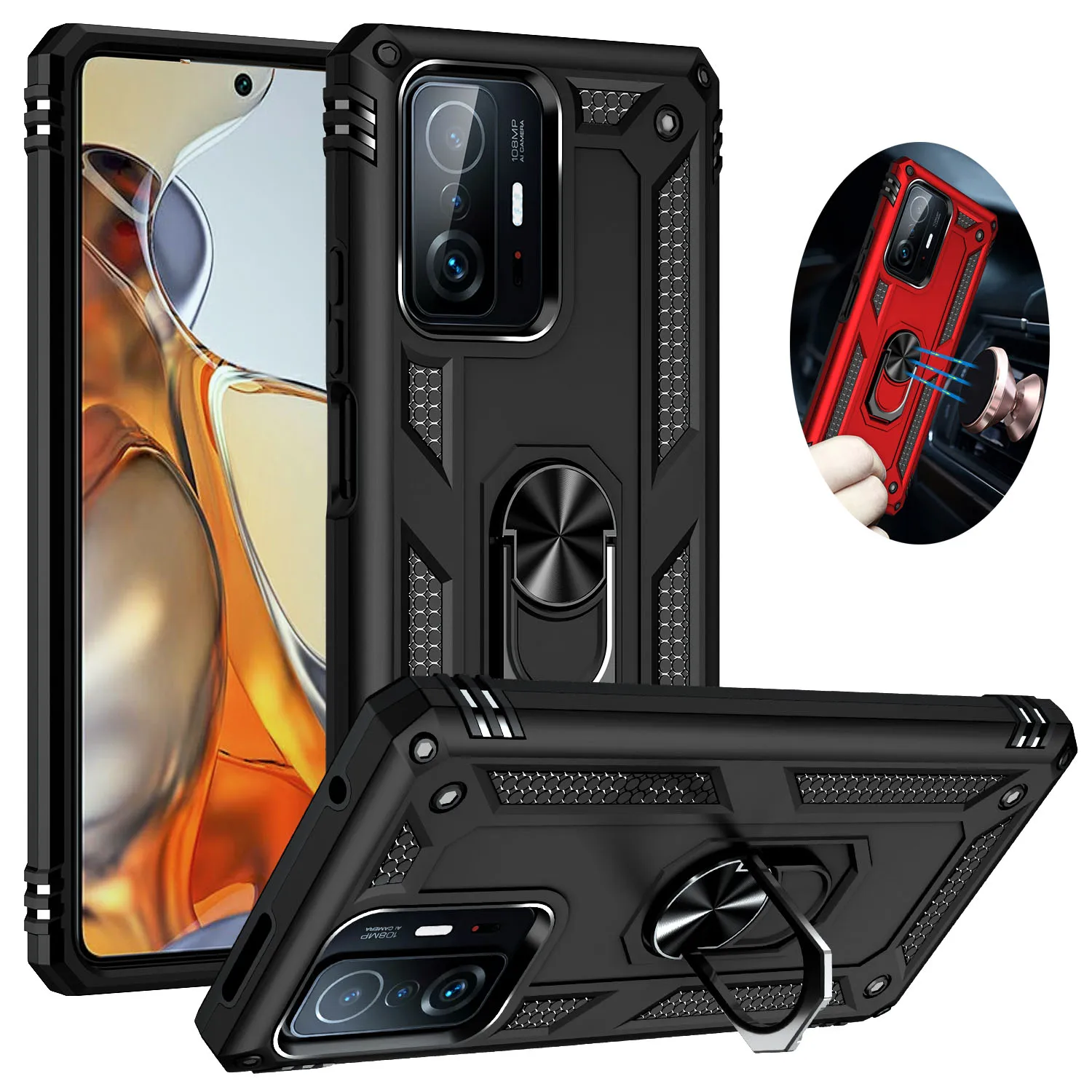 For Xiaomi Mi 12 11 10 9 Lite Pro Ultra 11T 11i 10T 9T 12Pro Case Armor Shockproof Cover For Mi 9Lite 9se cc9e A3Lite Case