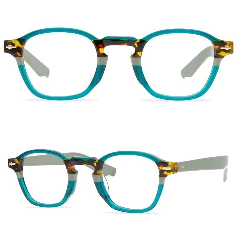 

Prescription Glasses Luxury Brand Designer Eyeglasses KC-60 High Quality Acetate Square Eyewear Niche Personality Oculos De Grau