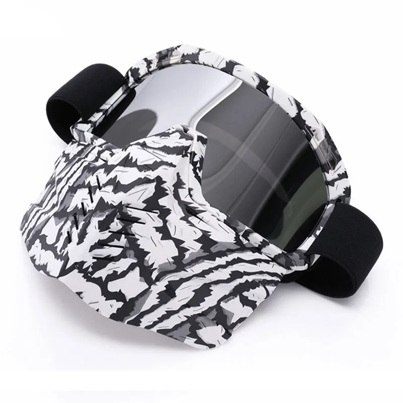 Removabl occhiali da Motocross antivento occhiali ciclismo MX casco fuoristrada sci Sport Gafas moto Dirt Bike occhiali da corsa Gafa