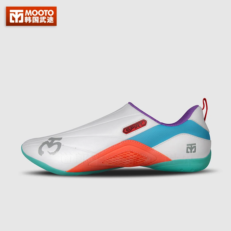 New Arrival MOOTO Spirit 3 taekwondo shoes WTF LUMI Colorful / white black Mooto SPIRIT III light breathable taekwondo shoes