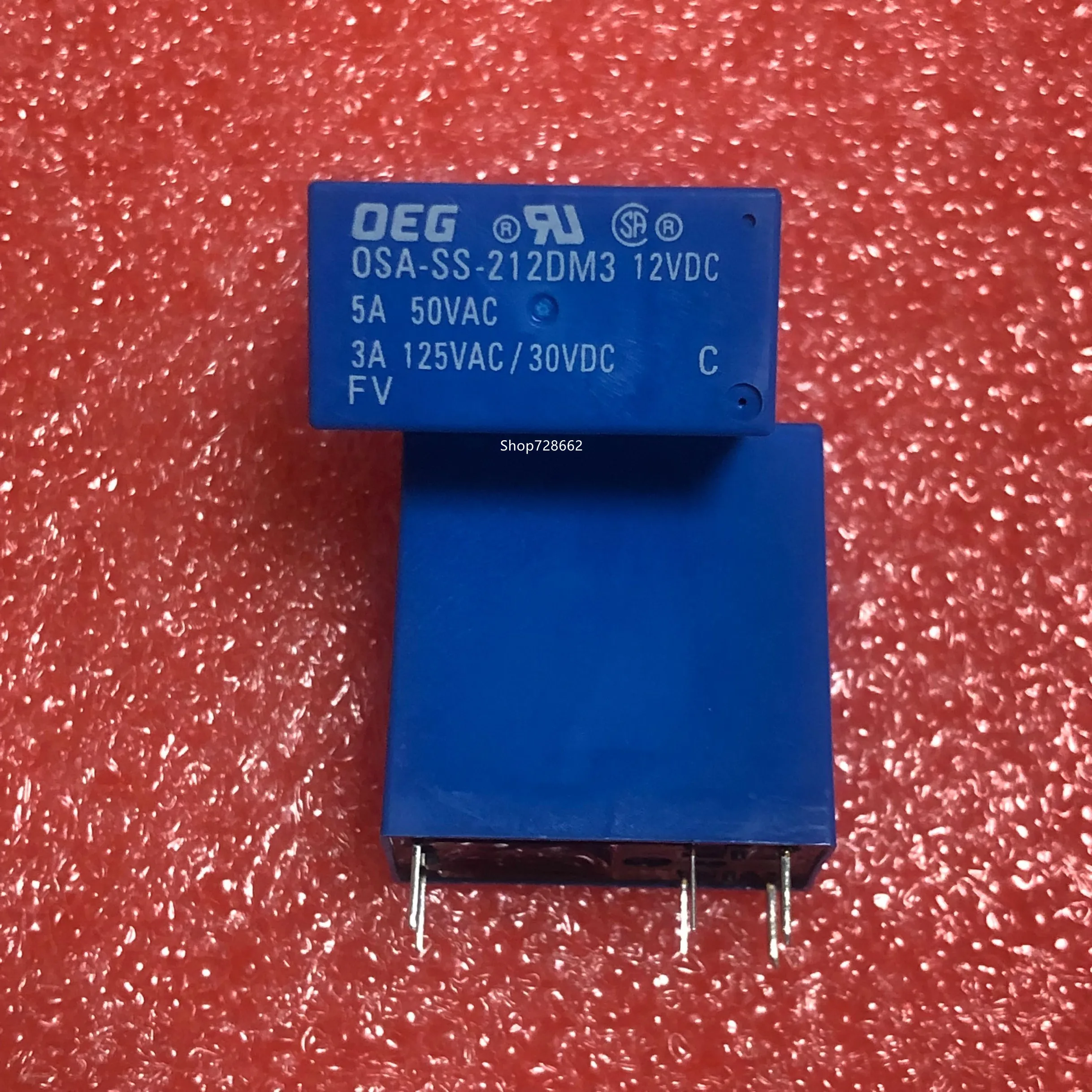 Free shipping lot (5pieces/lot) OSA-SS-212DM3 OSA-SH-224DM3  6PINS 5A 12VDC 24VDC Power Relay