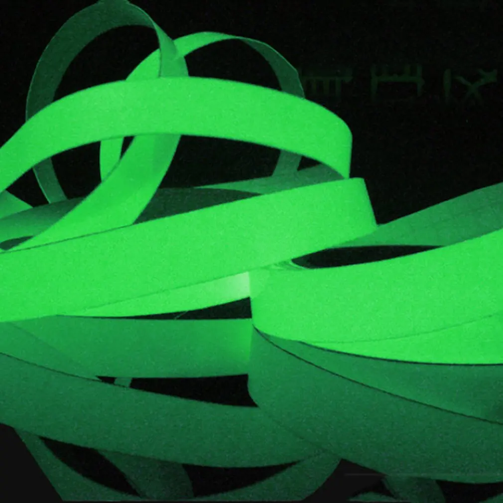 Lichtgevende Tape 2 Cm * 3M Zelfklevende Tape Nachtzicht Glow In Dark Veiligheidswaarschuwing Beveiliging podium Woondecoratie Tapes