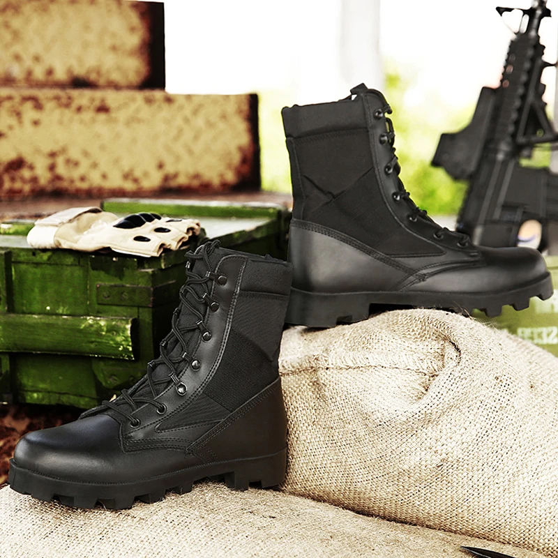 عالية الجودة الذكور الأحذية الصحراء أحذية قتالية في الهواء الطلق حذاء للسير مسافات طويلة التدريب الأحذية التكتيكية عدم الانزلاق الرجال الأحذية مقاومة للاهتراء 2026 #5