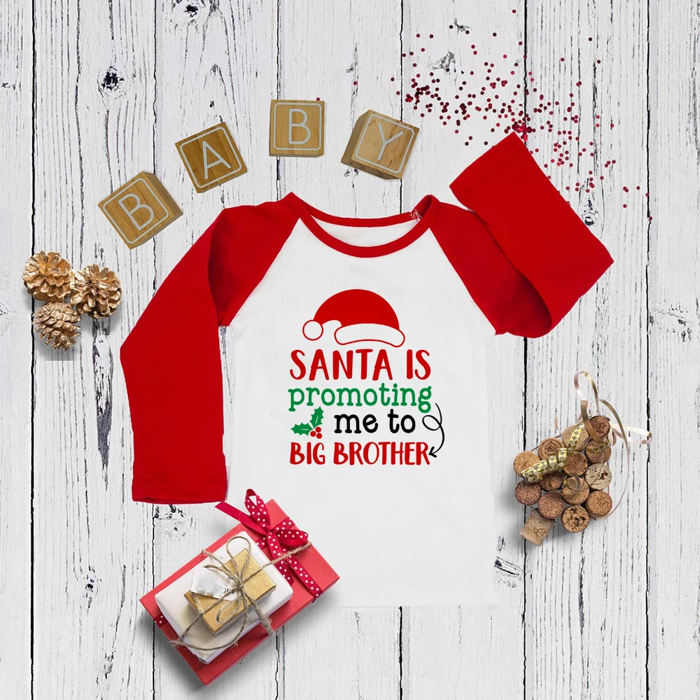 Christmas Pregnancy Announcement Shirt Promoted To Big Brother Shirts Pregnancy Announcement Tee Soon To Be Big Brother Shirt