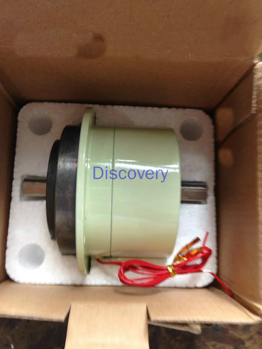 Miniature Double Shaft Magnetic Particle Clutch, High Precision Compact Magnetic Particle Clutch CD-HSA-50