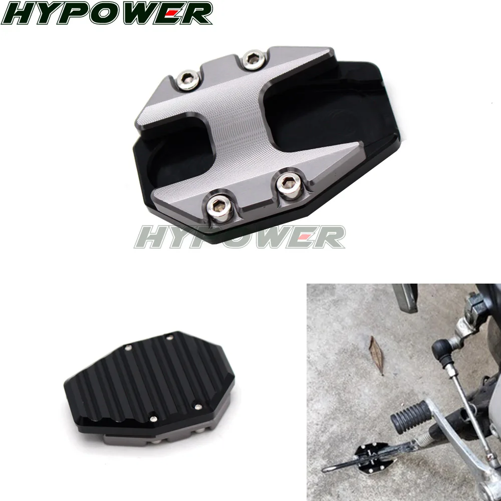 For HONDA CB190R CBF190 CB190X CB 190R Aluminum Motorcycle Accessories Side Kickstand Stand Extension Support Plate pad