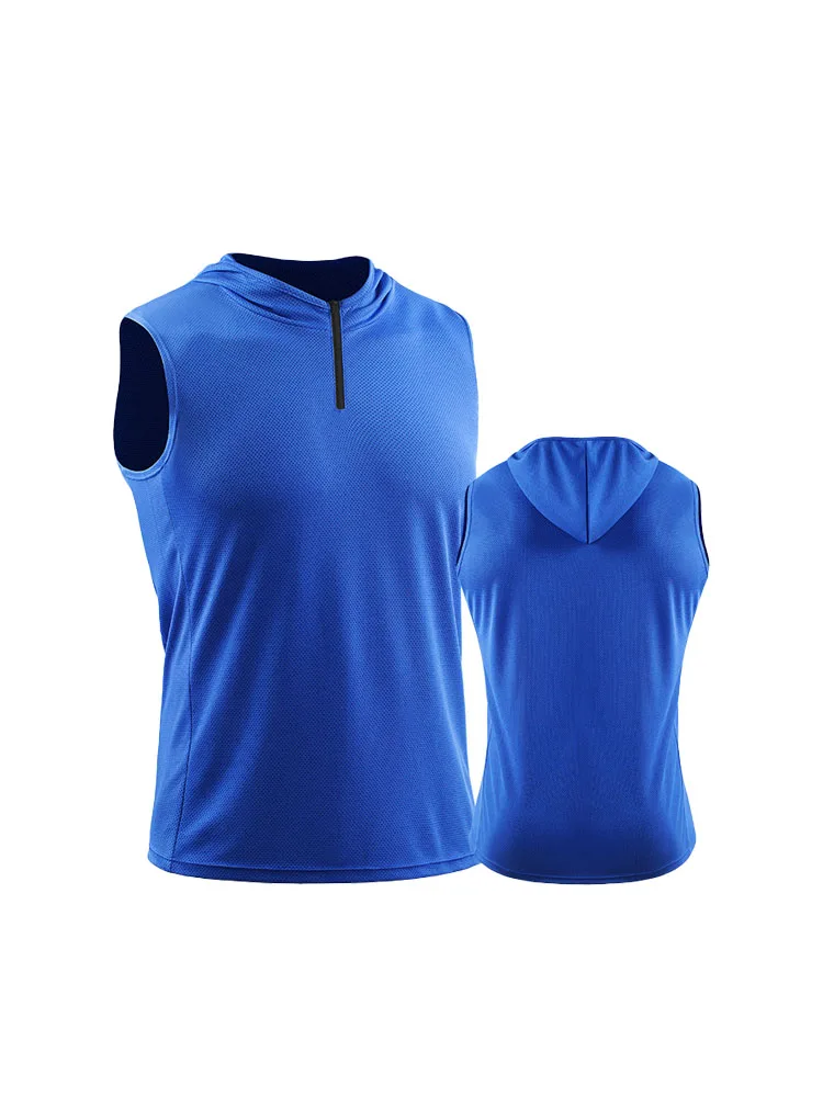 Sweat à Capuche de Course à Capuche pour Homme, Chemise de Compression, Jogging, Blouse de Fitness, Débardeur, Vêtements de Gym, Maillot d'Entraînement