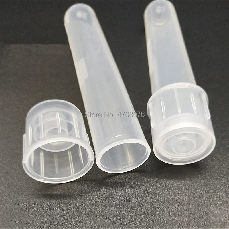 Imagem -02 - Estéril Embalagem Laboratório Plastic Agitação Tubo Tubo para o Experimento de Laboratório de Cultura de Células Bacterianas 12 ml 100 Pcs