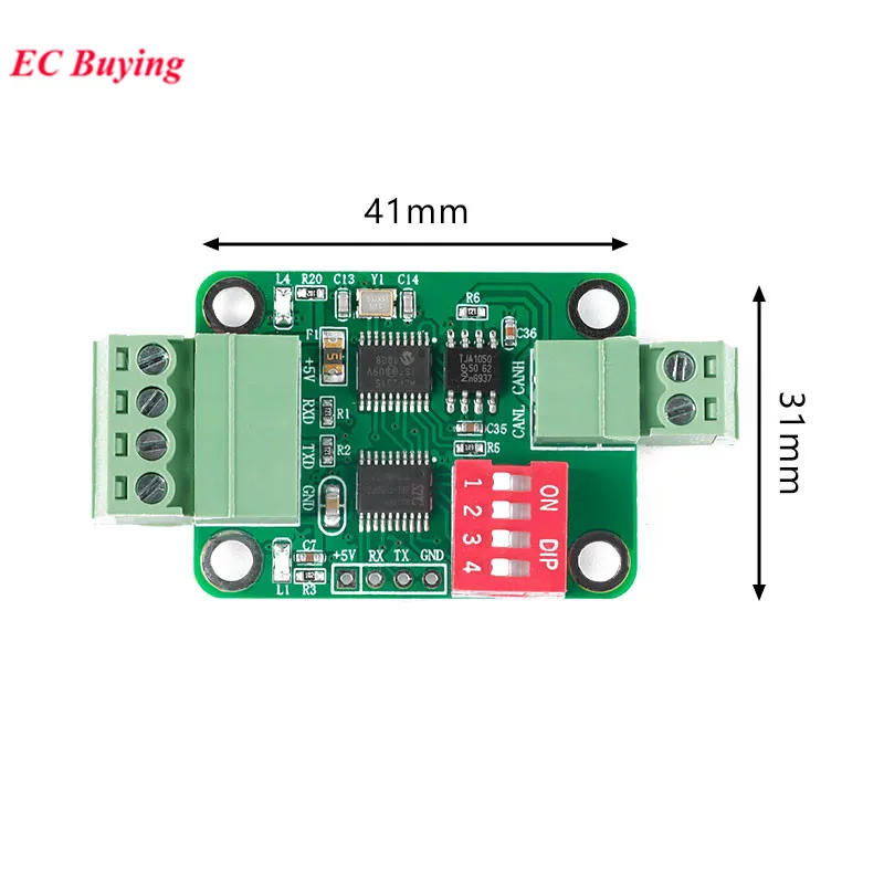 透過的な伝送通信データボード、ttlからシリアル缶バスモジュール、rs232