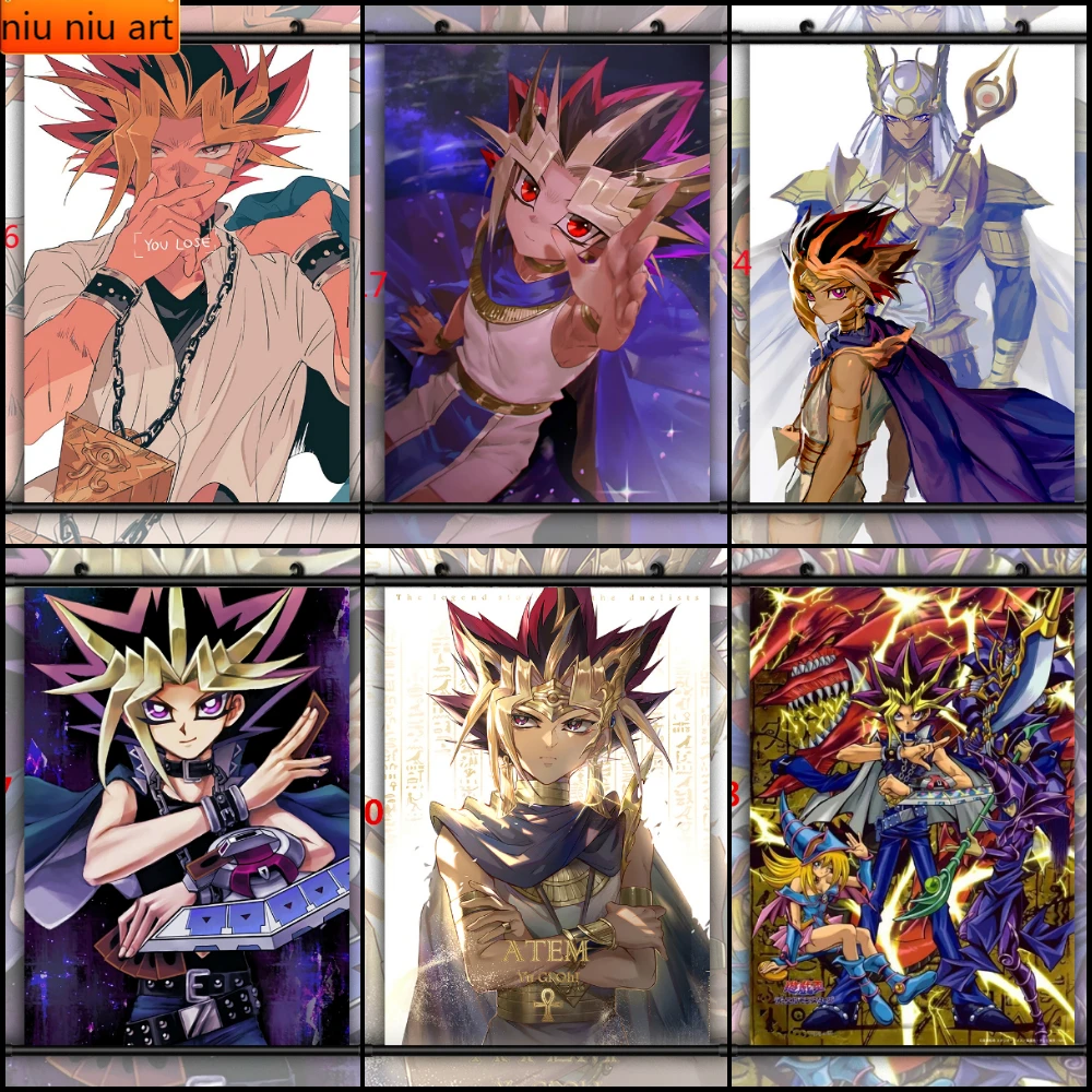 Yu-Gi-Oh Duel Monsters Pharaoh Atem Yami Yugi Diamond Painting Diamond Mosaic Cross Stitch Kits Diamond Embroidery Room Decor