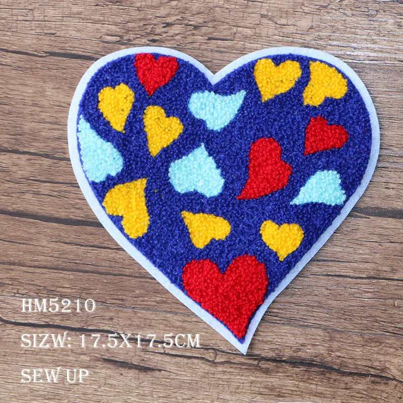 Dinosaur Popcorn Bear Penguin Chenille Icon Towel Embroidered Applique Patches For Clothes DIY Iron on Badges on the Backpack