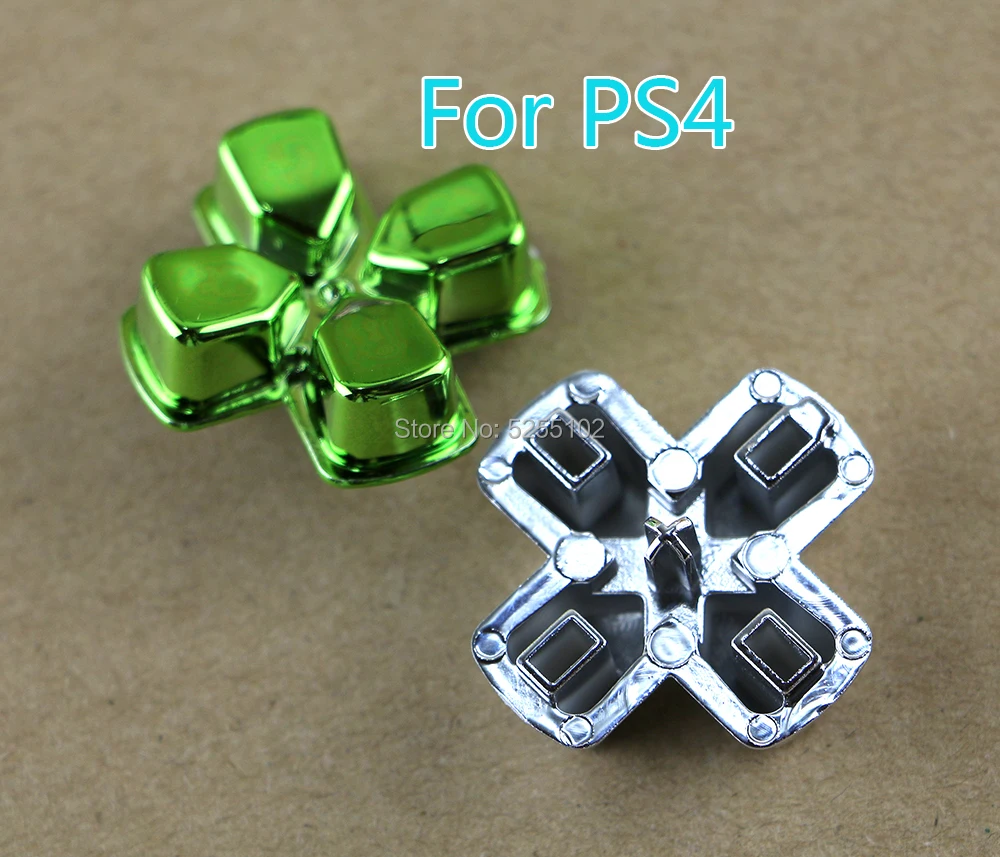 50PCS Chrome Cross Button Colors For PS4 Playstations 4 Wireless Controller