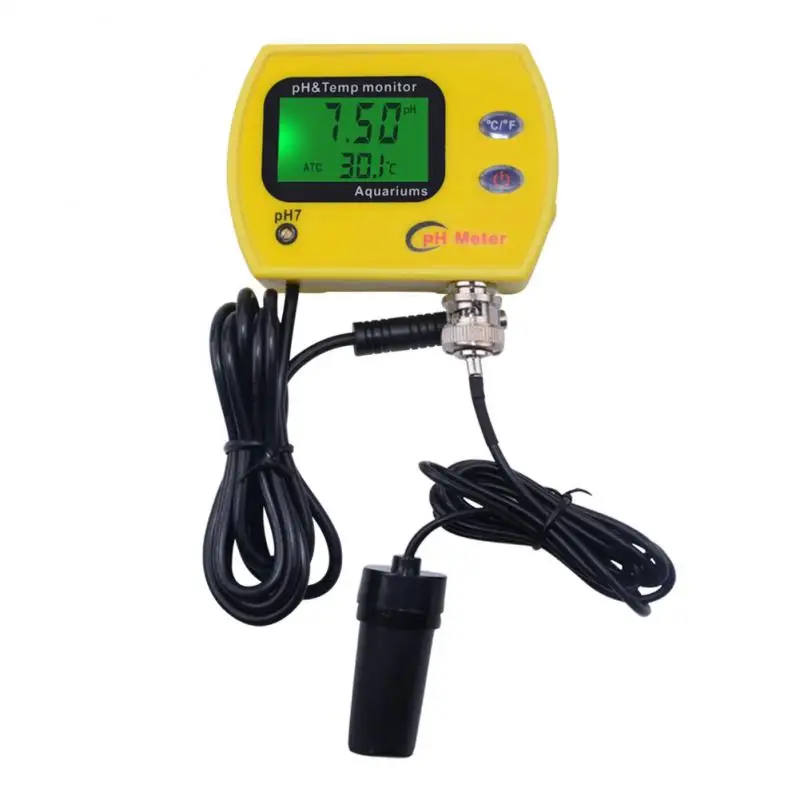 High Precision 0.01 Tester Temperature Ph Meter Water Purity Ppm Meter for Aquarium Swimming Pool Monitor Lcd Screen