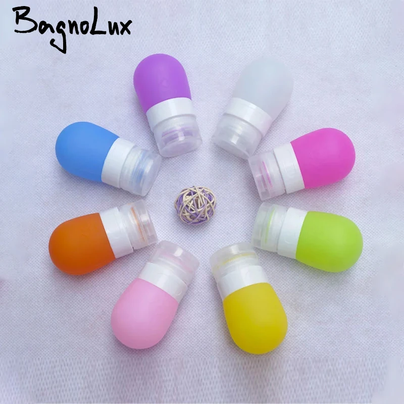 Promotions Wholesale Silicone Refillable Bottles Portable Containers Mini Traveler Perfume Bottles For Lotion Shampoo Bath Gel