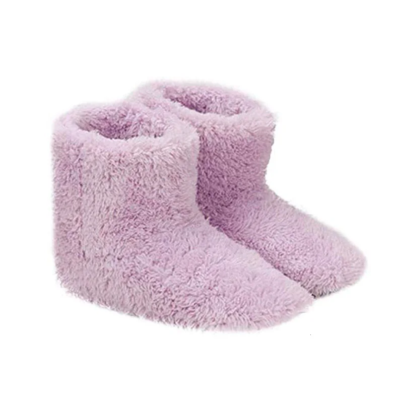 Chanclas gruesas calentadas por USB para el cuidado de los pies, calentador de calor para el cuidado de los pies, almohadilla de calentamiento para el invierno, plantillas calentadoras