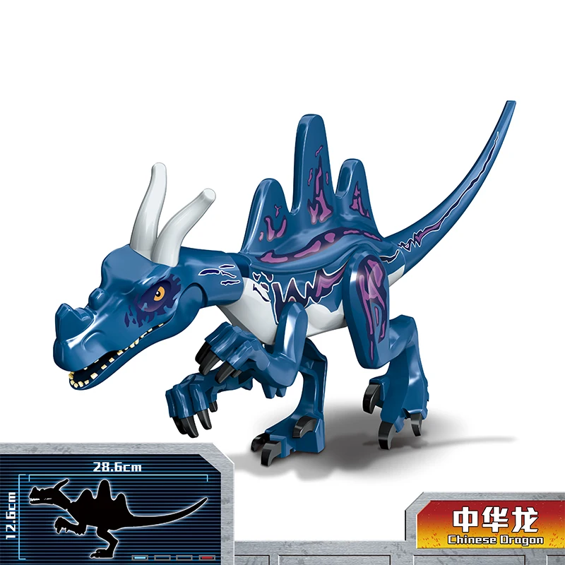 Nuovo 2021 Jurassic Dino World mirrosaurus Carnotaurus kit di costruzione Bolcks mattoni dinosauri figure Raptor giocattoli per regali per bambini