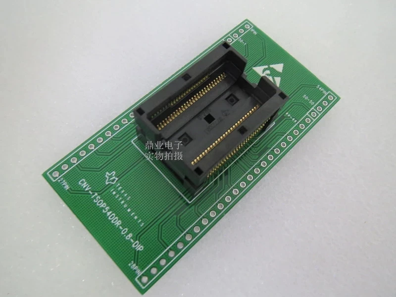 Original TI IC Test Seat CTP54-136AB TSOP54/DIP DDR 2 generation Burning Programm Socket Adapte