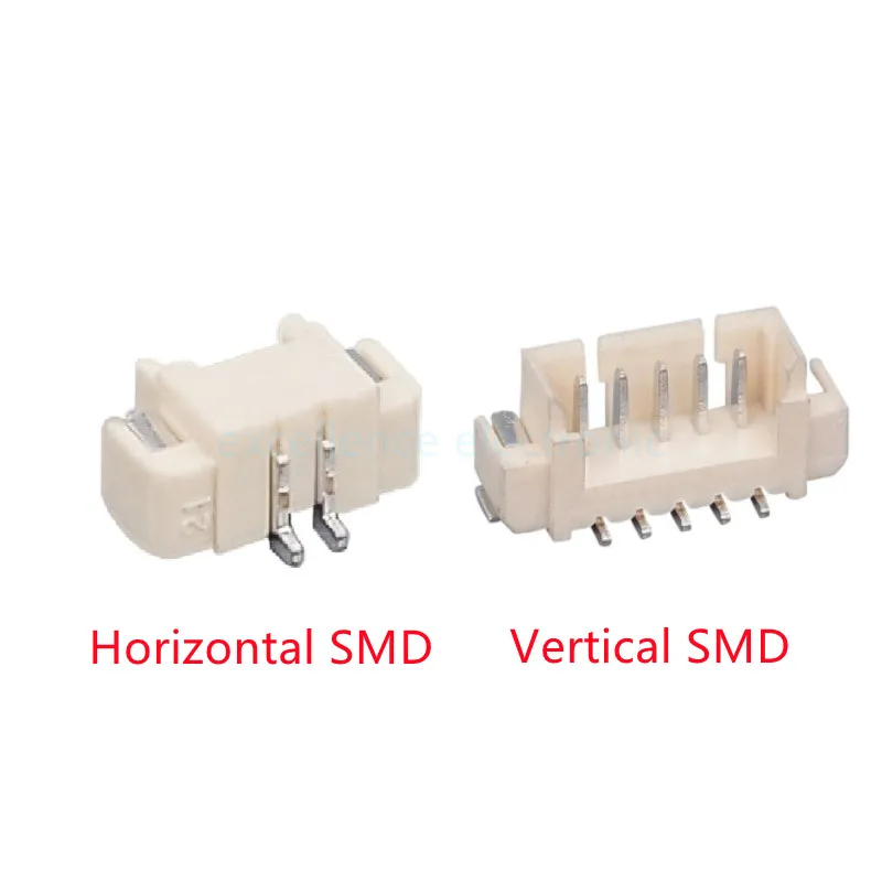 10sets MICRO JST 1.25 2/3/4/5/6/7/8/9/10 Pin Connector 1.25MM Pitch Vertical / Horizontal SMD Pin Header + Housing + Terminal