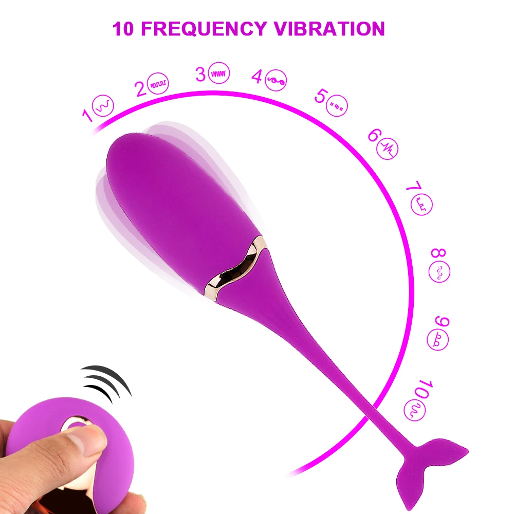 Kegel Balls Vibrators Vibrating Egg Remote Control Female Exercise Vaginal G-spot Massager USB Charging Sex Toys for Women