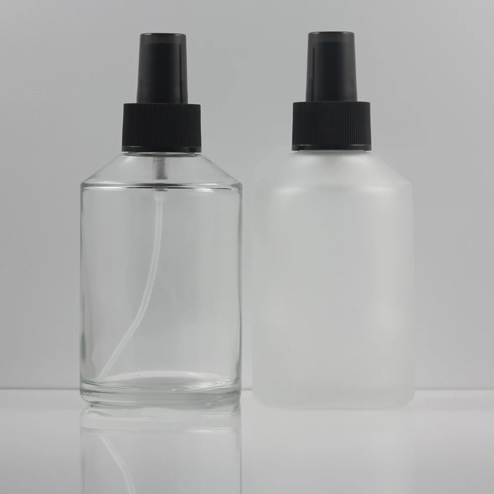 

Frosted Clear/Clear Glass Empty Fine Mist Spray Bottle 200ml