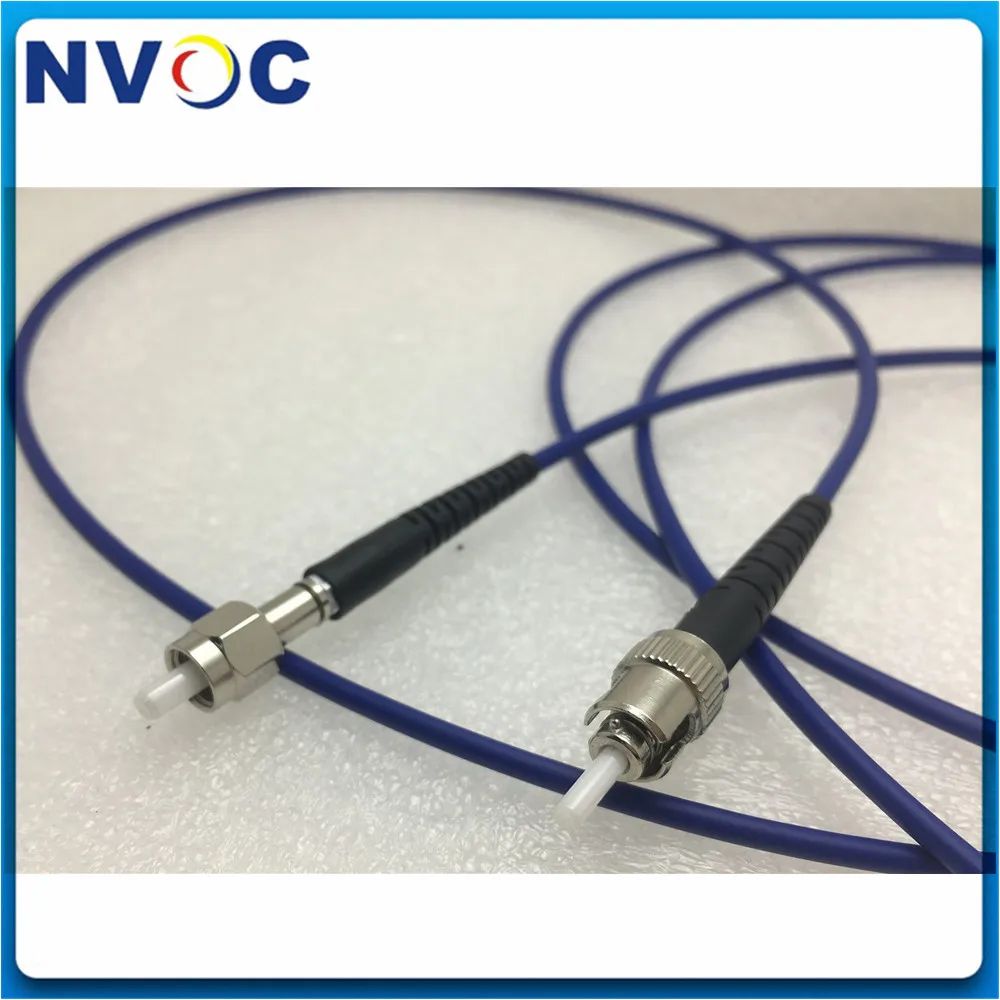 SMA905-ST Silica Ceramic Ferrule MM  300um0.5/1/2/3M 3.0mm UV-VIS Cable Armored Fiber Optic Patch Cord Connector