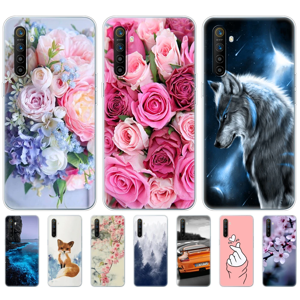 For Realme X2 Case 6.4 inch Silicon Soft TPU Back Phone Cover For OPPO RealmeX2 X 2 Case Bumper Bag Full 360 Protective Coque