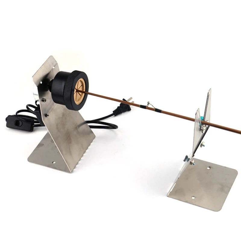 DIY Fishing Rod Building Machine Detachable Support Rod Dryer For Rods Building Repair Wrapping Drying Station With Foot Switch