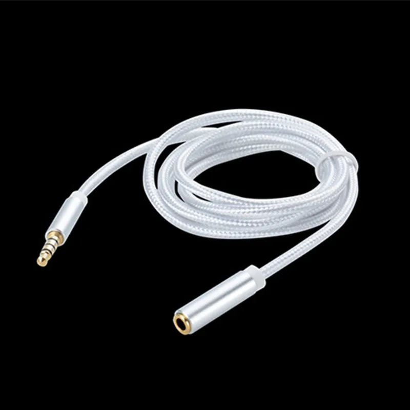 AUX Extension Cable Audio 3.5mm Jack Male to Female Cable for Huawei P20 Headphone MP3 MP4 Player PC Extender Aux Cable 1M 2M