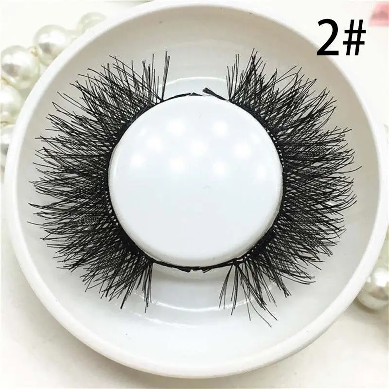 2 Pairs 3D Magnetic Eyelashes Natural Long Thick Full Strip Fake Lashes Reusable Women Makeup False Magnet Eyelash Extension