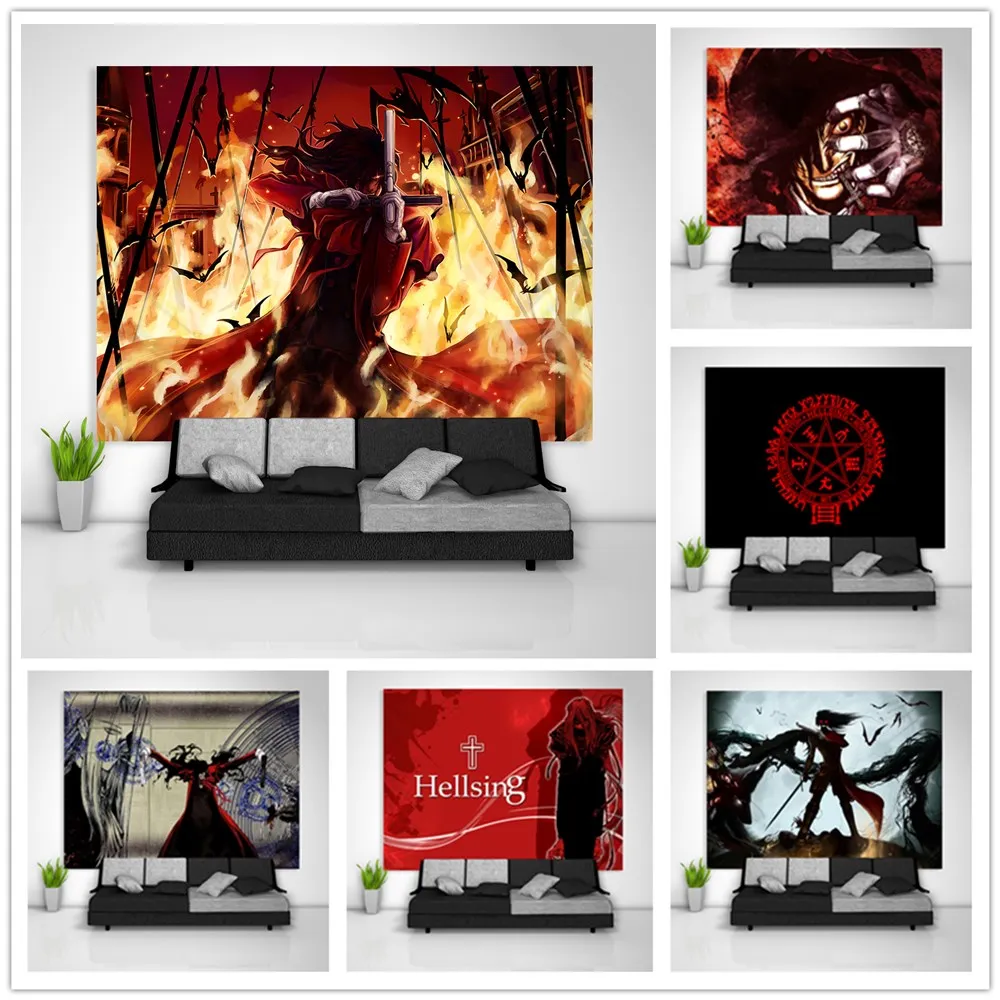 Hellsing Alucard Anime Posters Home Decoration Pictures Canvas Painting Wall Art Kids Bedroom Decor Nordic Wall Decor No Frame