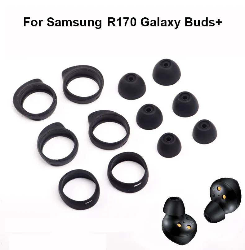 Earphone Silicone Case For Samsung R170 Galaxy Buds+ Ear pads Cushion bluetooth headset In-Ear Ear Caps Covers Earbuds Eartips