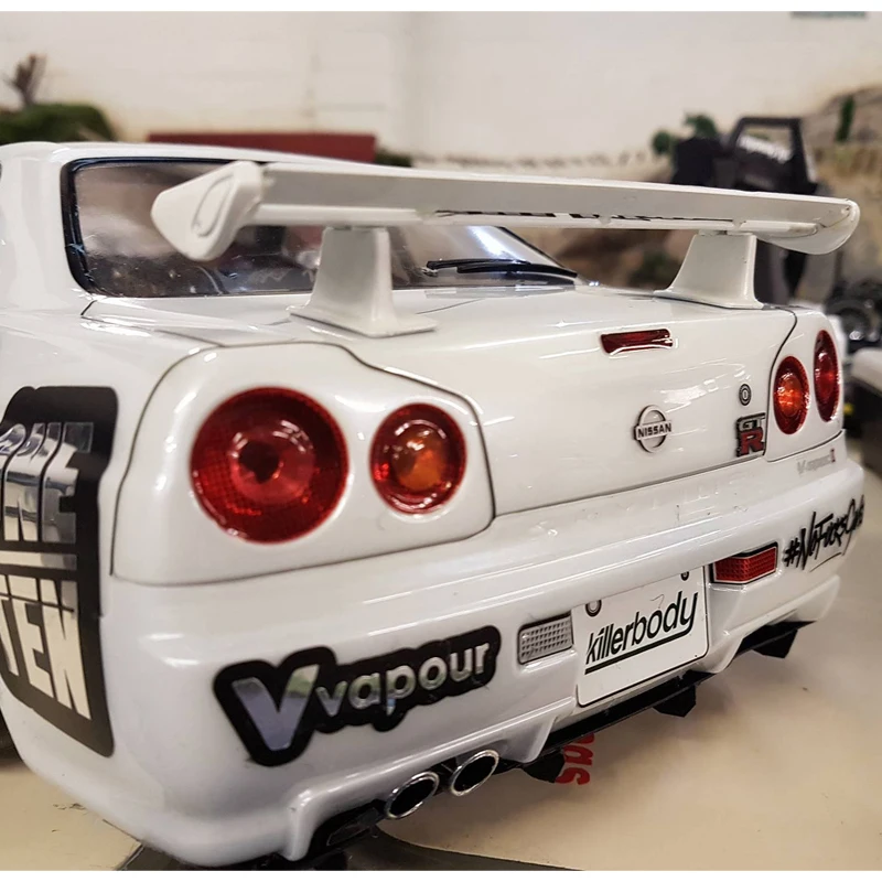 Killerbody 48626 Electric Touring RC Car 1/10 RC CLEAR PC Body Nissan SKYLINE (BNR34)