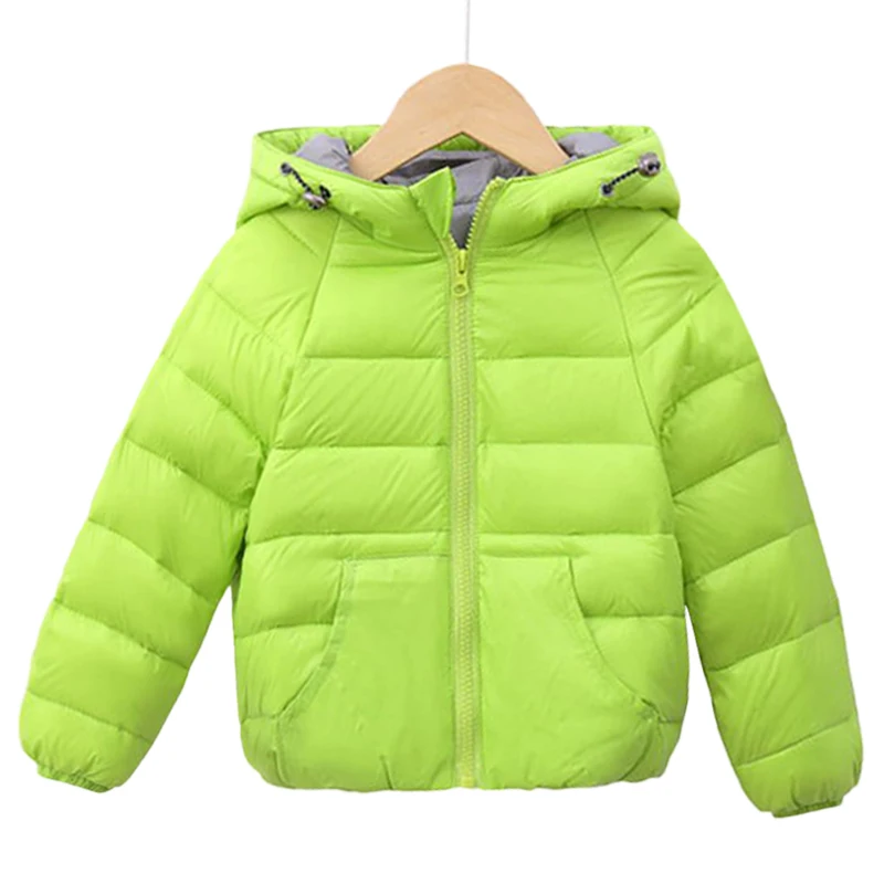 Children Outerwear Autumn Winter Kids Boys Girls Baby Coats Casual Clothing Jackets Colorful Fabric Hooded 3 years old